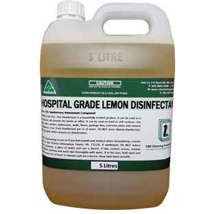 Hospital Grade Disinfectant - Lemon - CBC Cleaning Products Pty Ltd.
