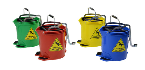 EDCO 15 LITRE METAL WRINGER BUCKET