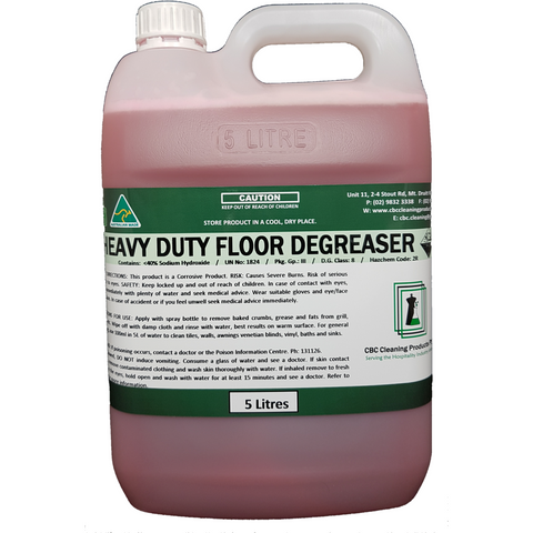 Heavy Duty Floor Degreaser - CBC Cleaning Products Pty Ltd.