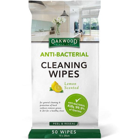 Oakwood Anti-bacterial Cleaning Wipes