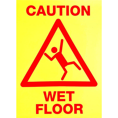 Wet Floor Economy A Sign - CBC Cleaning Products Pty Ltd.
