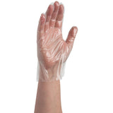 Polyethylene Gloves, Embossed, Clear - 500/Box - CBC Cleaning Products Pty Ltd.