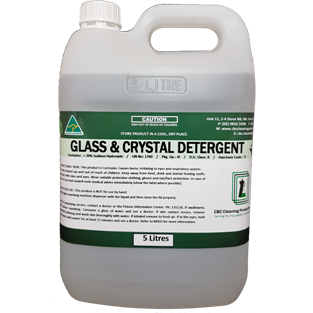 Glass & Crystal Machine Detergent - CBC Cleaning Products Pty Ltd.