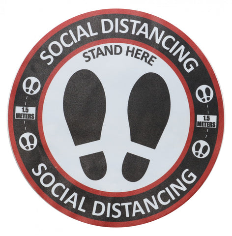 Social Distancing Floor Stickers - FEET