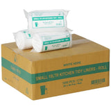 18L Kitchen Tidy Bags - White 1000 Bags - CBC Cleaning Products Pty Ltd.