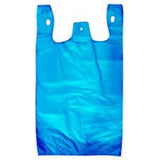Plastic Singlet Bags - Blue - CBC Cleaning Products Pty Ltd.