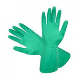 Nitrile 330 Gloves, Flocklined, Solvent Resistant - Green - CBC Cleaning Products Pty Ltd.