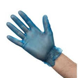 Vinyl Gloves - Blue, Powder Free 100/Box - CBC Cleaning Products Pty Ltd.