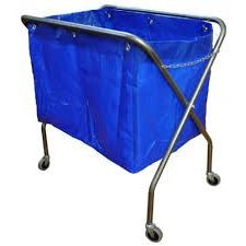 Metal Frame Scissor Trolley with Bag - CBC Cleaning Products Pty Ltd.