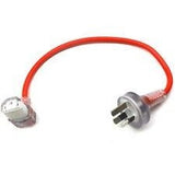 Cord - Short 30cm with 3 IEC Pinn Plug - CBC Cleaning Products Pty Ltd.